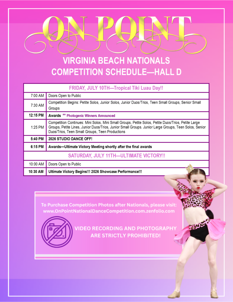 Virginia Beach, VA Nationals Schedule Page 2 2026